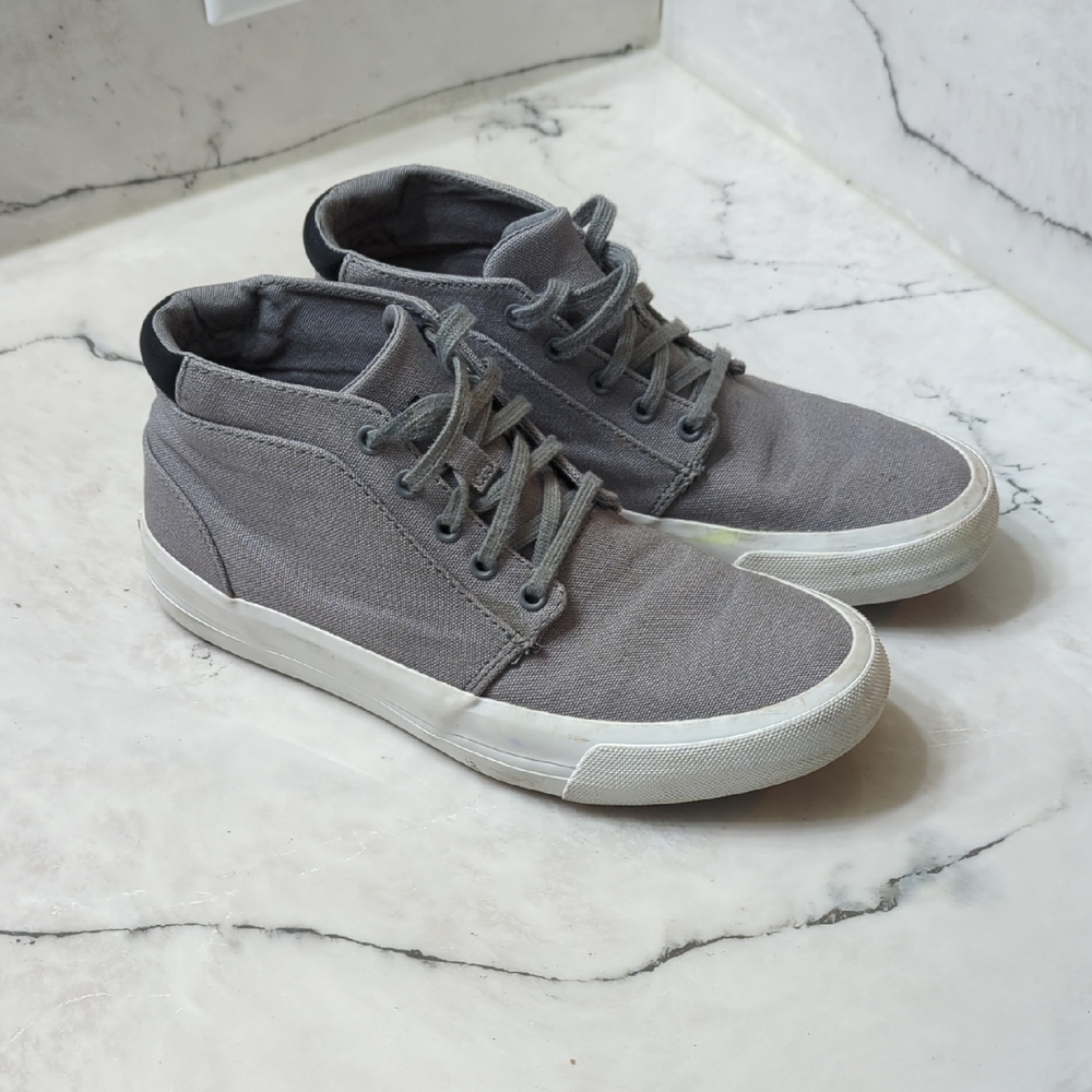 Shoes For Crews Gray Canvas Sneakers Size 7.5